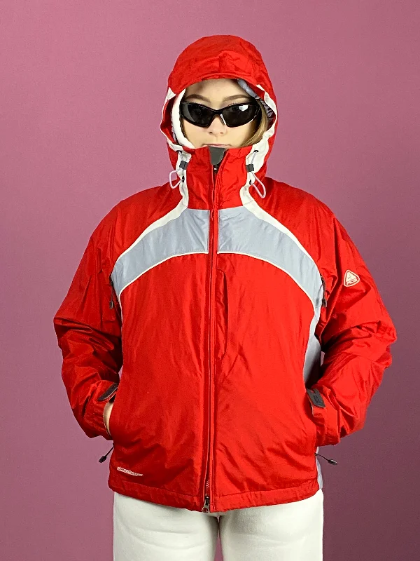 NIKE ACG Outer 3 Layer Vintage Women's Outdoor Jacket - M Red Nylon