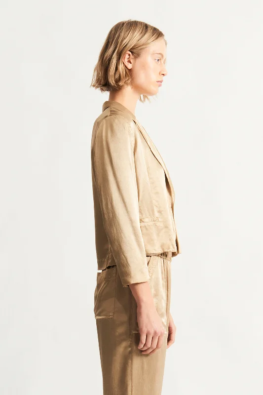 Pebble Satin Sand Avalon Jacket