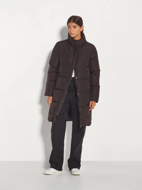 Puffer Coat (Recycled Down) Black