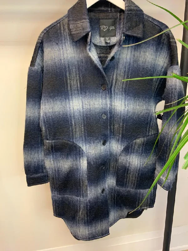 Jordyn PLAID WOVEN COAT