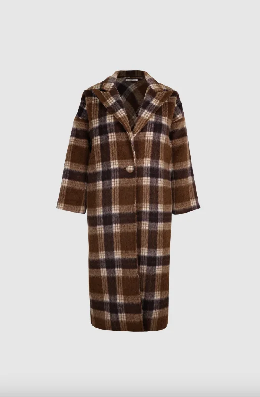 Ruby - Rooney Coat, Brown Check