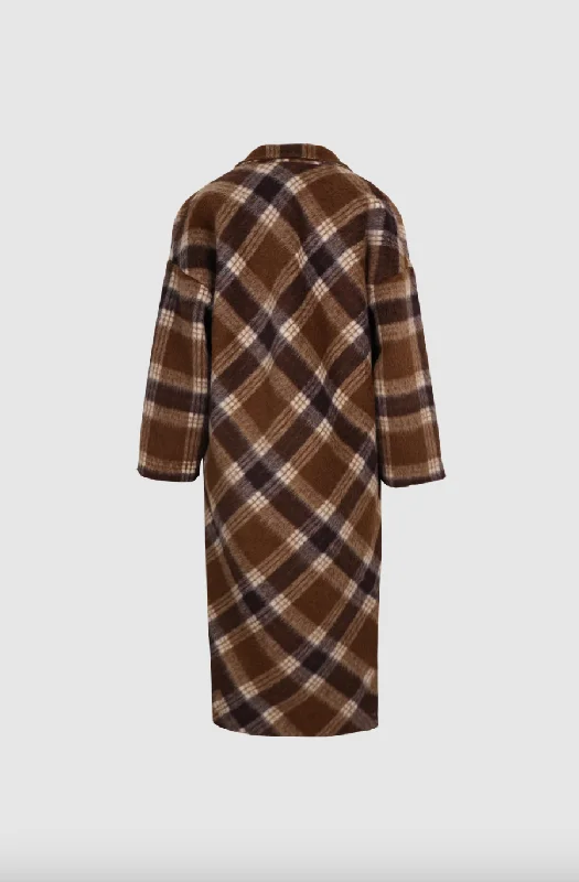 Ruby - Rooney Coat, Brown Check