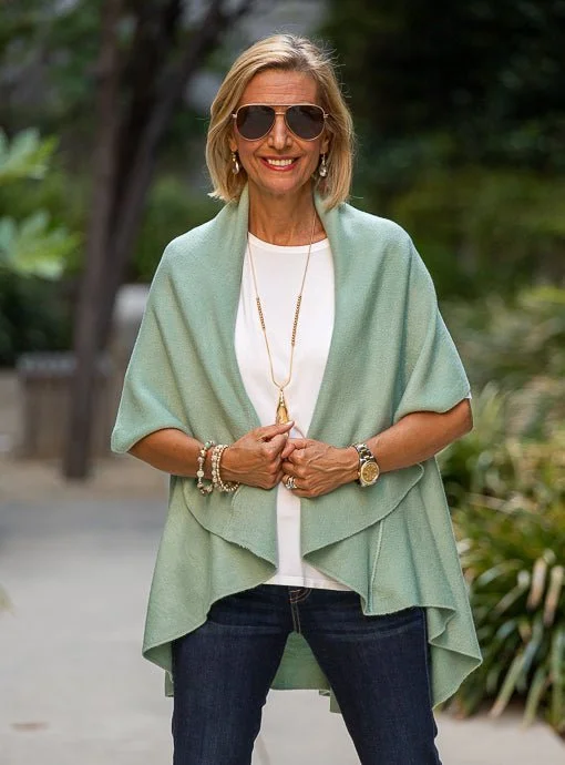 Seafoam Cape Vest