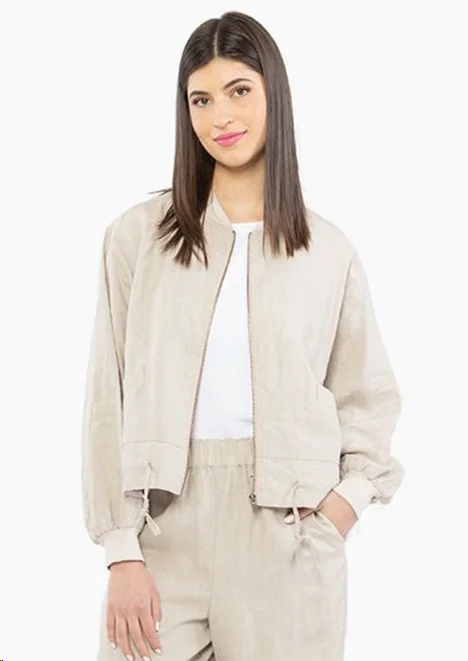 Seeking Lola Keen Jacket - Natural Linen