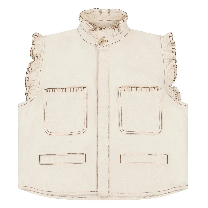 *NEW* Seventy + Mochi Pablo Waistcoat Ecru