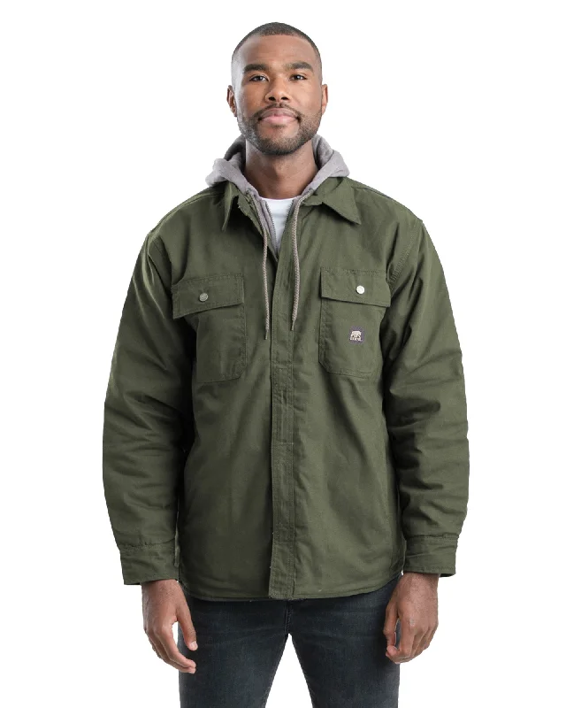 Heartland Duck Hooded Shirt Jacket