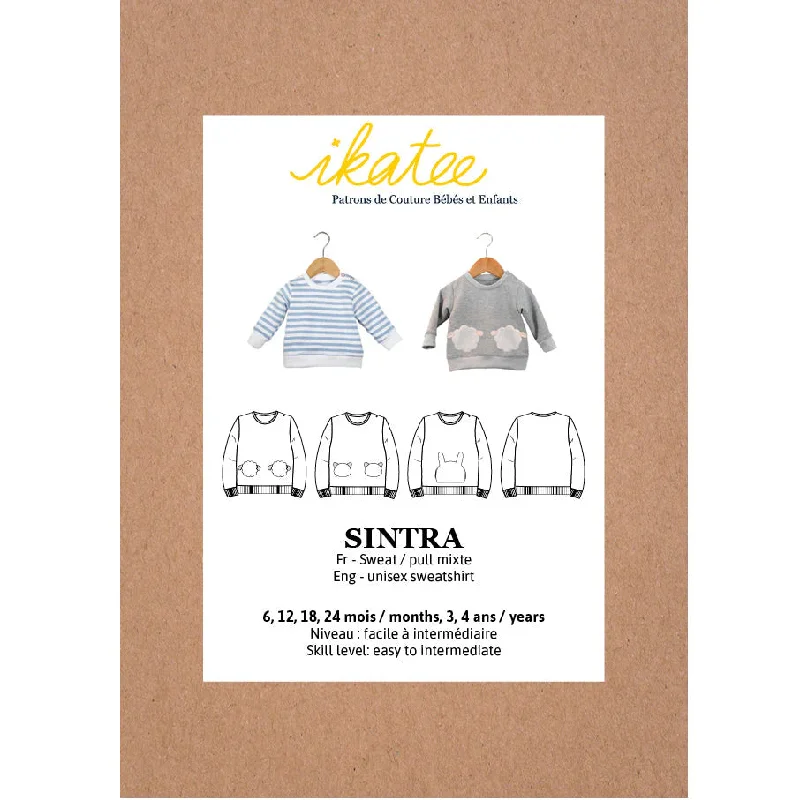 Sintra Sweatshirt - Baby - Sewing Pattern | Ikatee