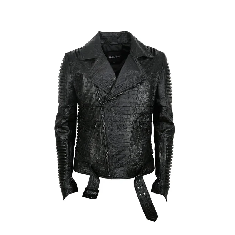 Stealth Moto Jacket (Reptile)