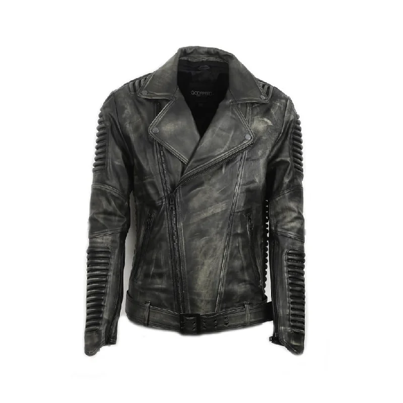 Stealth Moto Jacket ( Vintage Black )