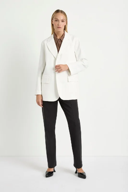 Stretch Blazer in Ivory F414 4129 by MELA PURDIE