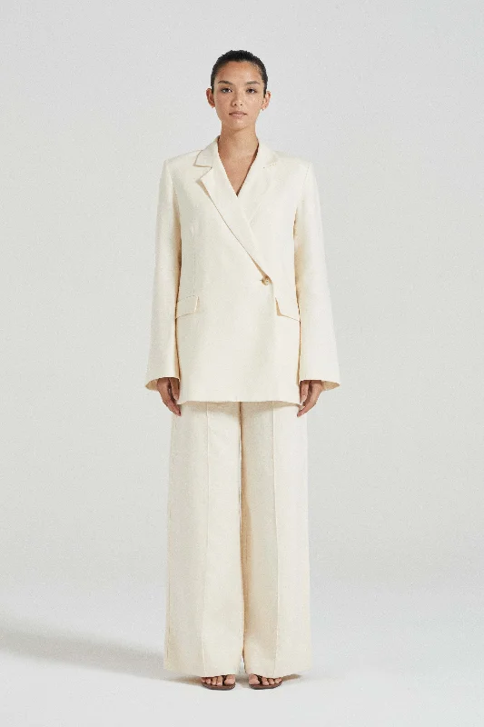 The Odette Blazer - Ivory