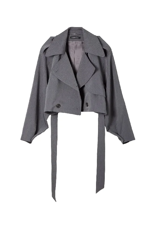 CROP TRENCH BLUE/GREY