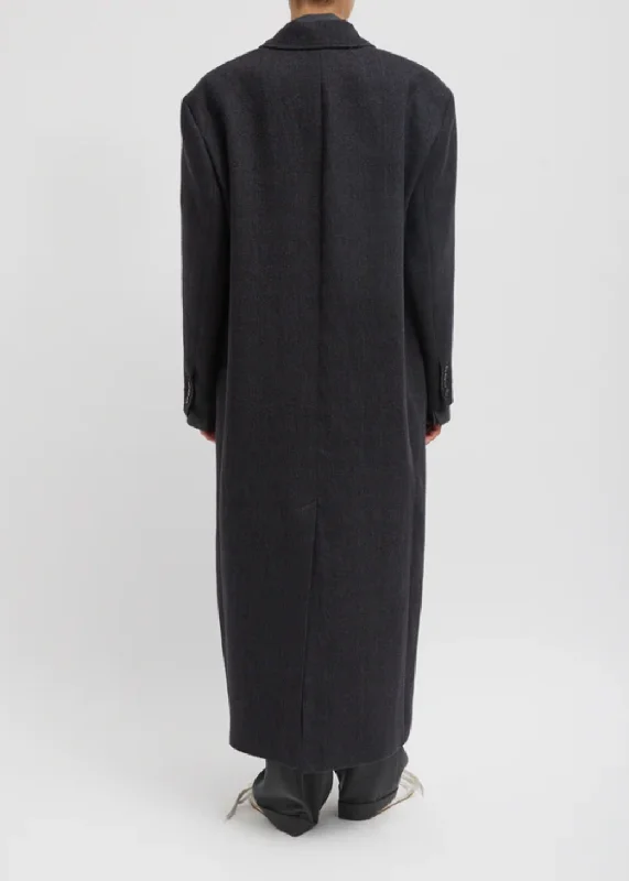 PRESALE ONLY Tibi Kian Glenplaid Maxi Tux Coat