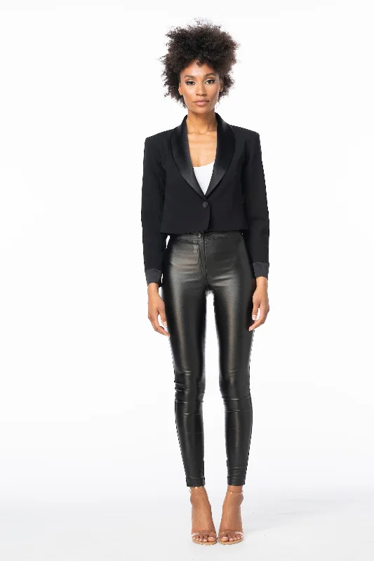 Tuxedo Cropped Jacket