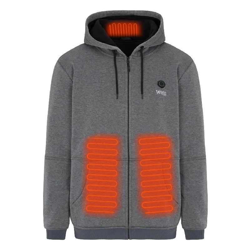 Heated Zip Hoodie for Men and Women