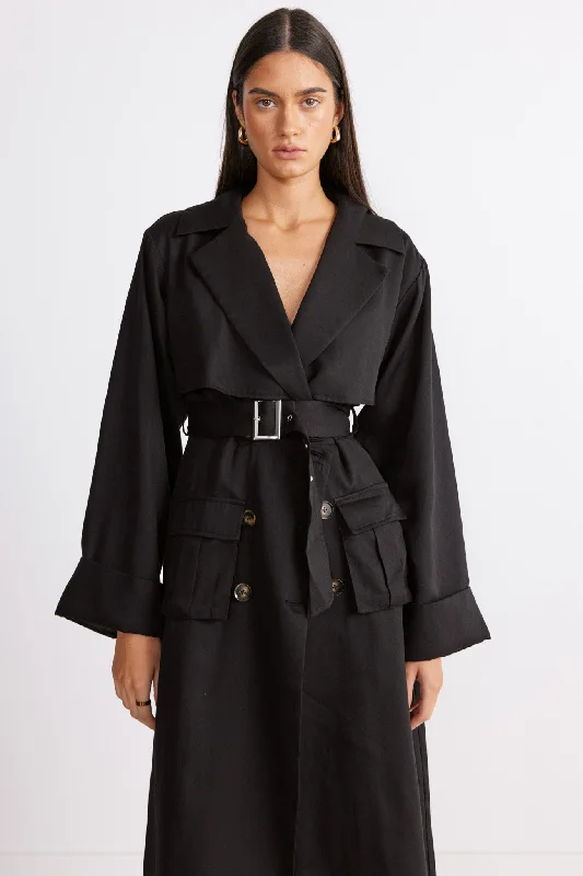 VICTORIA DETACHABLE TRENCH COAT