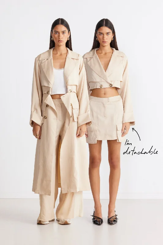 VICTORIA DETACHABLE TRENCH COAT