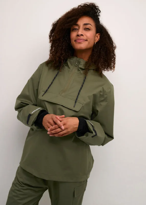 Vivian Anorak in Ivy Green