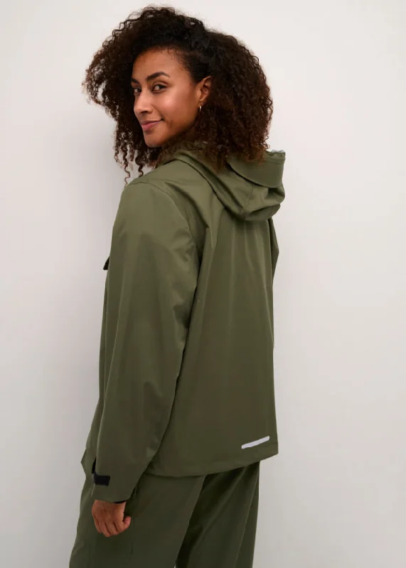 Vivian Anorak in Ivy Green