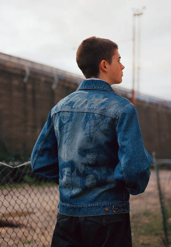 Western Denim Jacket - Light Blue