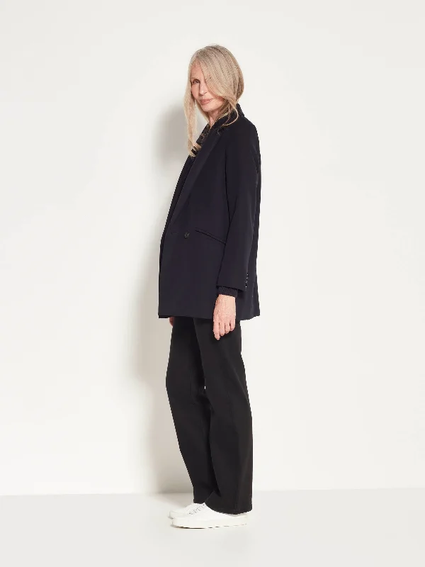 Wills Blazer (Luxe Wool Twill) Navy