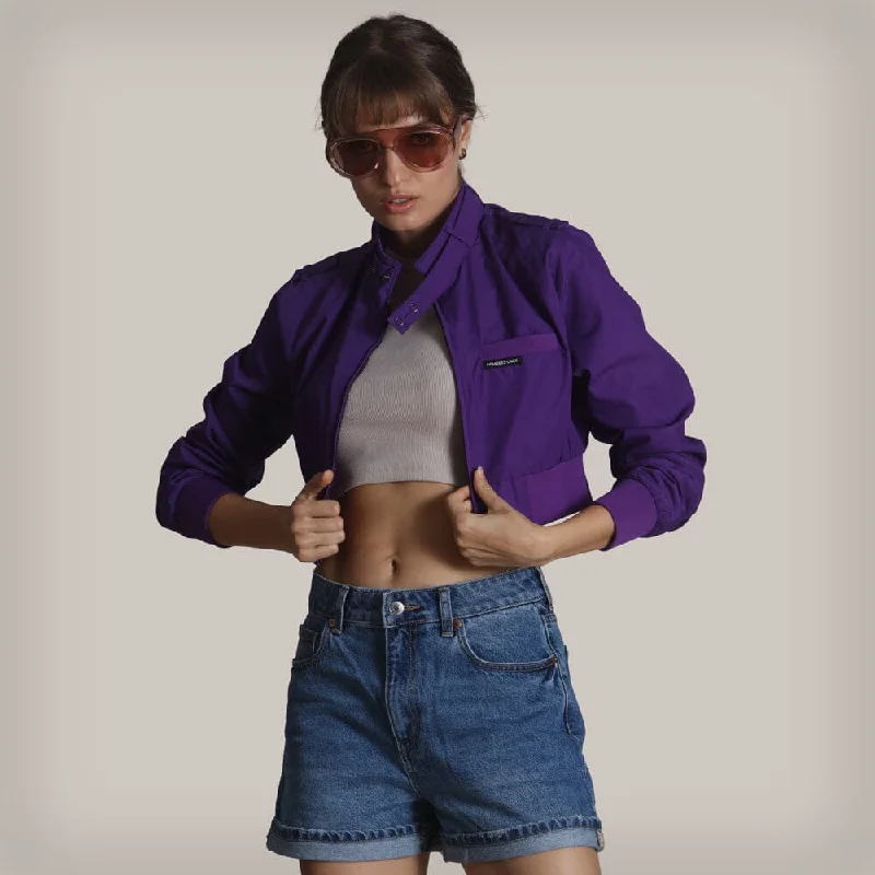 Women's Mini Cropped Racer Jacket