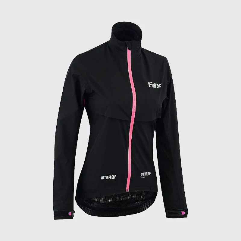 Fdx Evex Women's & Girl's Pink Waterproof Cycling Jacket