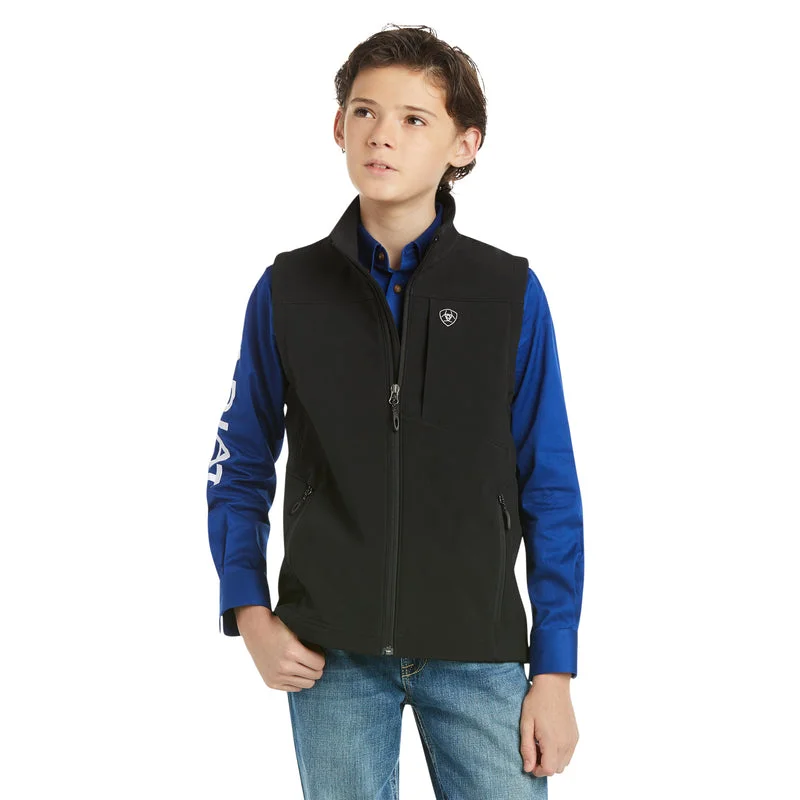 Ariat Youth Vernon 2.0 Softshell Vest, Black