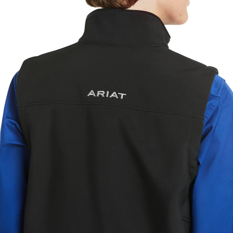 Ariat Youth Vernon 2.0 Softshell Vest, Black